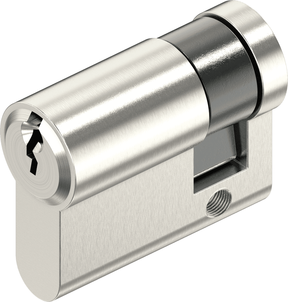 Profiel-halfcilinder volgens - verschillend sluitend met 3 sleutels