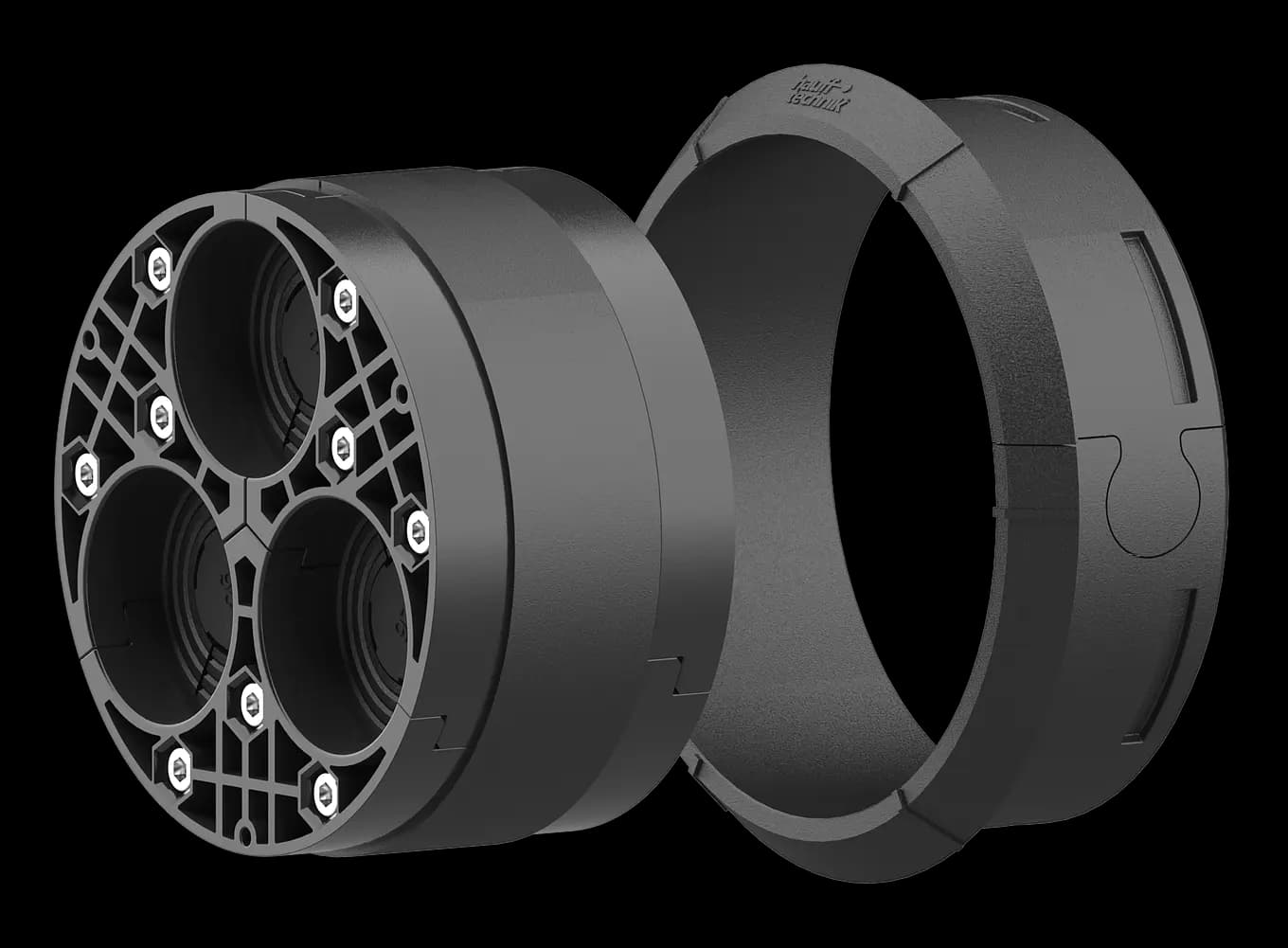 Gesplitste systeemdeksel Hauff HSI150 DG